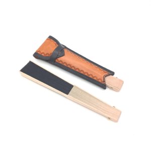 funda de abanicos cuero