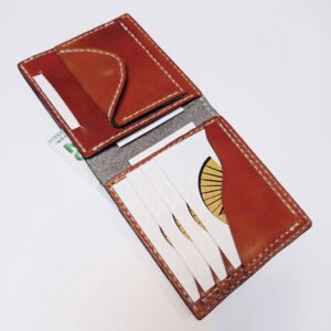 billetera hecha a mano