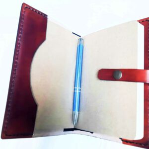 libreta de cuero artesanal
