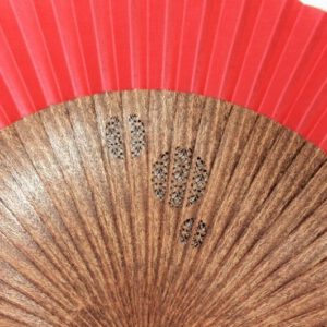 abanico madera decorada