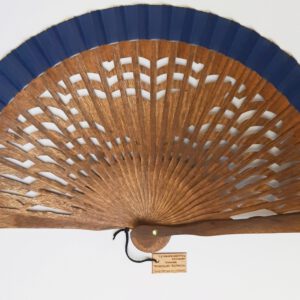 abanico azul marino