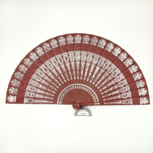 abanicos madre perla plata