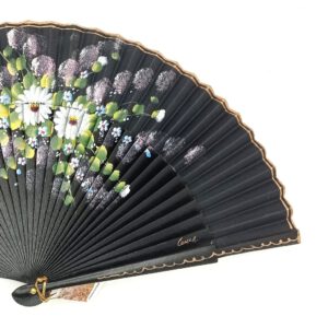 abanico bueno bonito y barato aea azul marino negro y blanco