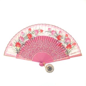 abanico rosita niña rosa barbie rosa chicle