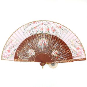 pink hand fan