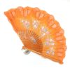 orange orange color hand fan