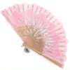 barbie pink hand fan