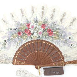 hand made wooden fan