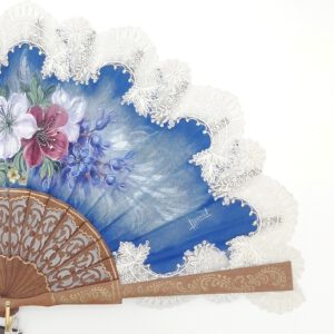 handfan klein blue