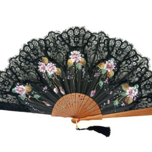 abanico pintado a mano